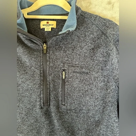 Woolrich blue quarter-zip sweater - Picture 4 of 9